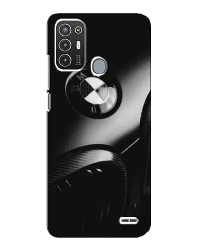 Чехол для ZTE Blade A72 с картинкой «Эмблема BMW — макро»