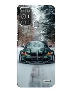 Чехол для ZTE Blade A72 с картинкой «BMW в зимнем лесу» Чехол для ZTE Blade A72 с картинкой «BMW в зимнем лесу»