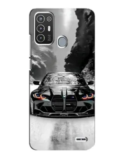Чехол для ZTE Blade A72 с картинкой «BMW — акварельный дрифт» Чехол для ZTE Blade A72 с картинкой «BMW — акварельный дрифт»