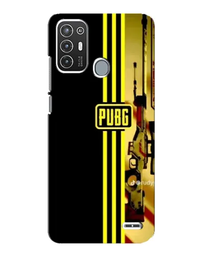 Чехол для ZTE Blade A72 с картинкой «PUBG — камуфляжный шлем»