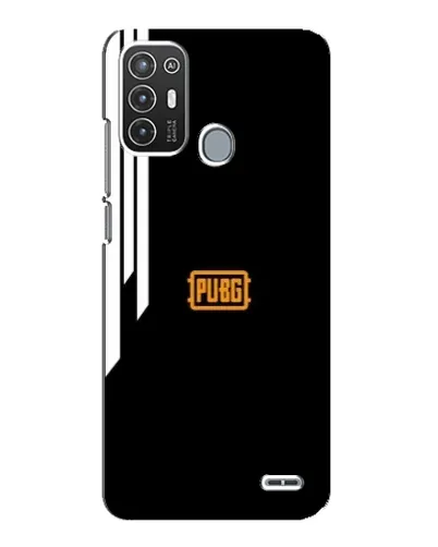 Чехол для ZTE Blade A72 с картинкой «PUBG — вертикальные линии»