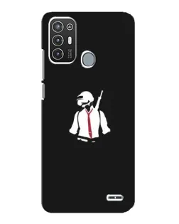 Чехол для ZTE Blade A72 с картинкой «PUBG — силуэт воина» Чехол для ZTE Blade A72 с картинкой «PUBG — силуэт воина»