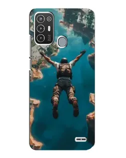 Чехол для ZTE Blade A72 с картинкой «PUBG — свободное падение» Чехол для ZTE Blade A72 с картинкой «PUBG — свободное падение»