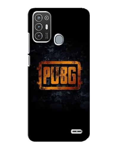 Чехол для ZTE Blade A72 с картинкой «PUBG — золотой логотип»