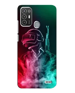 Чехол для ZTE Blade A72 с картинкой «PUBG — огненный воин» Чехол для ZTE Blade A72 с картинкой «PUBG — огненный воин»