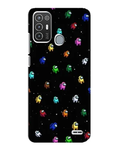 Чехол для ZTE Blade A72 с картинкой «Экипаж Among Us»