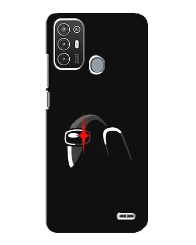 Чехол для ZTE Blade A72 с картинкой «Among Us шлем»