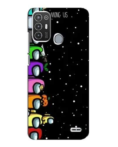 Чехол для ZTE Blade A72 с картинкой «Команда Among Us»