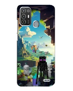 Чехол для ZTE Blade A72 с картинкой «Эндермен в лесу» Чехол для ZTE Blade A72 с картинкой «Эндермен в лесу»