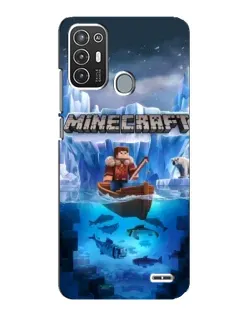 Чехол для ZTE Blade A72 с картинкой «Minecraft ледяной мир» Чехол для ZTE Blade A72 с картинкой «Minecraft ледяной мир»
