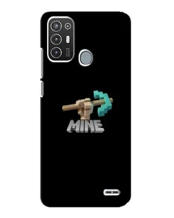 Чехол для ZTE Blade A72 с картинкой «Алмазная кирка» Чехол для ZTE Blade A72 с картинкой «Алмазная кирка»