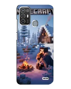 Чехол для ZTE Blade A72 с картинкой «Зимний Minecraft» Чехол для ZTE Blade A72 с картинкой «Зимний Minecraft»