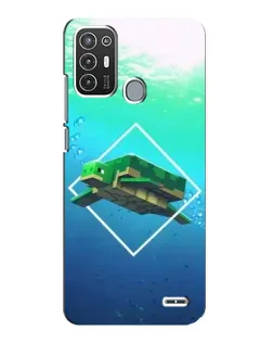 Чехол для ZTE Blade A72 с картинкой «Черепаха Minecraft» Чехол для ZTE Blade A72 с картинкой «Черепаха Minecraft»