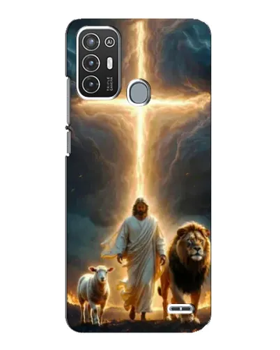 Чехол для ZTE Blade A72 с картинкой «Лев Иуды и Свет» Чехол для ZTE Blade A72 с картинкой «Лев Иуды и Свет»