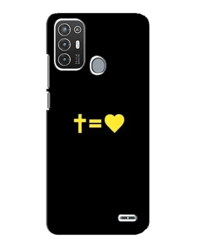 Чехол для ZTE Blade A72 с картинкой «Сердце и Крест» Чехол для ZTE Blade A72 с картинкой «Сердце и Крест»