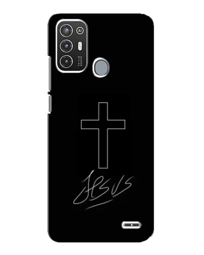 Чехол для ZTE Blade A72 с картинкой «Графический крест Jesus» Чехол для ZTE Blade A72 с картинкой «Графический крест Jesus»