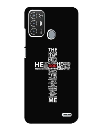Чехол для ZTE Blade A72 с картинкой «Текстовый крест» Чехол для ZTE Blade A72 с картинкой «Текстовый крест»