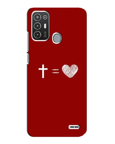 Чехол для ZTE Blade A72 с картинкой «Уравнение любви» Чехол для ZTE Blade A72 с картинкой «Уравнение любви»