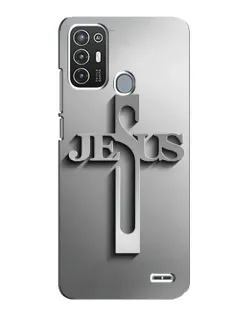 Чехол для ZTE Blade A72 с картинкой «Металлический крест Jesus» Чехол для ZTE Blade A72 с картинкой «Металлический крест Jesus»
