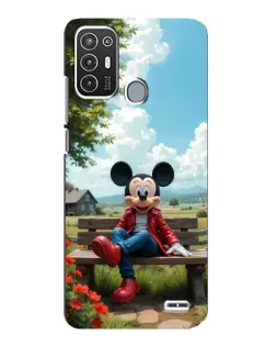 Чехол для ZTE Blade A72 с картинкой «Микки на скамейке» Чехол для ZTE Blade A72 с картинкой «Микки на скамейке»
