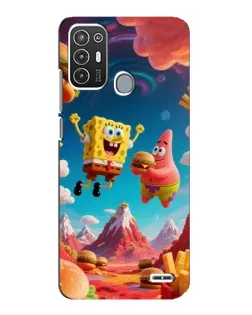 Чехол для ZTE Blade A72 с картинкой «Космический фастфуд» Чехол для ZTE Blade A72 с картинкой «Космический фастфуд»