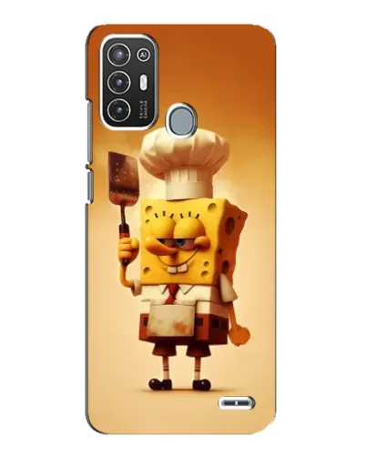 Чехол для ZTE Blade A72 с картинкой «Губка Боб повар» Чехол для ZTE Blade A72 с картинкой «Губка Боб повар»