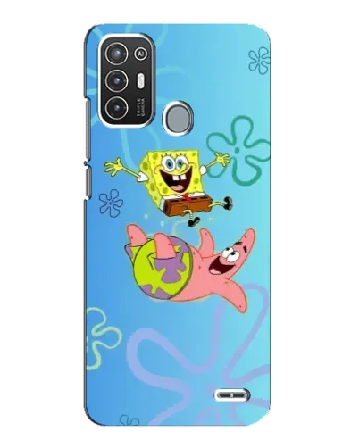 Чехол для ZTE Blade A72 с картинкой «Спанч Боб и Патрик» Чехол для ZTE Blade A72 с картинкой «Спанч Боб и Патрик»