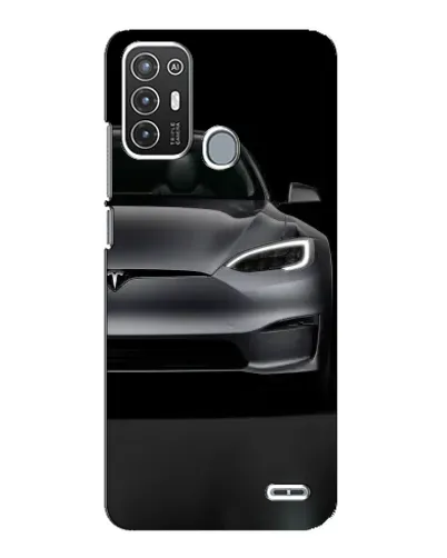 Чехол для ZTE Blade A72 с картинкой «Tesla Model S Look»