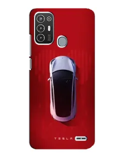 Чехол для ZTE Blade A72 с картинкой «Tesla Top View» Чехол для ZTE Blade A72 с картинкой «Tesla Top View»