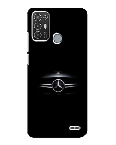 Чехол для ZTE Blade A72 с картинкой «Mercedes — абстрактные линии»