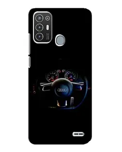 Чехол для ZTE Blade A72 с картинкой «Салон Audi — руль» Чехол для ZTE Blade A72 с картинкой «Салон Audi — руль»