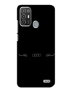 Чехол для ZTE Blade A72 с картинкой «Audi — световой подпись» Чехол для ZTE Blade A72 с картинкой «Audi — световой подпись»