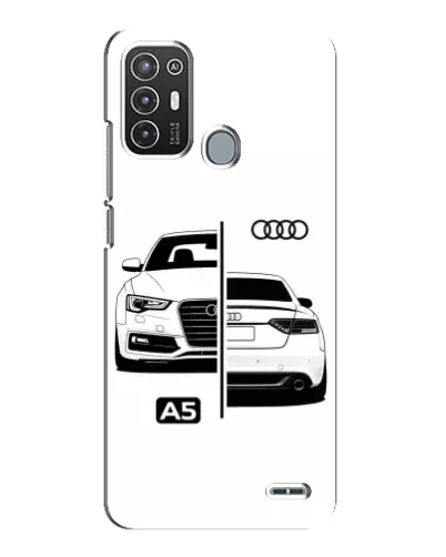 Чехол для ZTE Blade A72 с картинкой «Audi — контрастный дизайн» Чехол для ZTE Blade A72 с картинкой «Audi — контрастный дизайн»