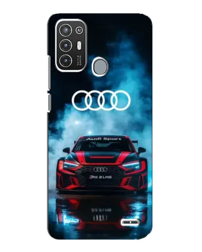 Чехол для ZTE Blade A72 с картинкой «Audi Sport — неон» Чехол для ZTE Blade A72 с картинкой «Audi Sport — неон»
