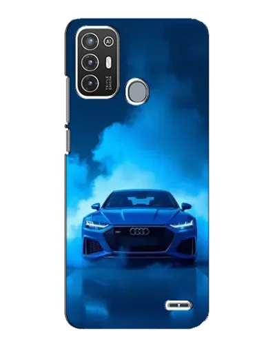 Чехол для ZTE Blade A72 с картинкой «Audi — голубая энергия» Чехол для ZTE Blade A72 с картинкой «Audi — голубая энергия»