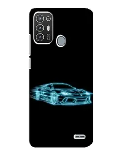 Чехол для ZTE Blade A72 с картинкой «Неоновый контур Lamborghini» Чехол для ZTE Blade A72 с картинкой «Неоновый контур Lamborghini»