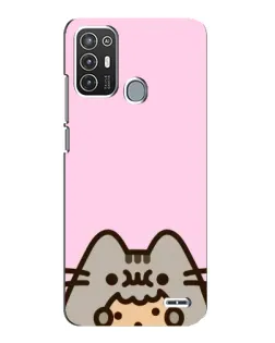 Чехол для ZTE Blade A72 с картинкой «Pusheen и печенье» Чехол для ZTE Blade A72 с картинкой «Pusheen и печенье»