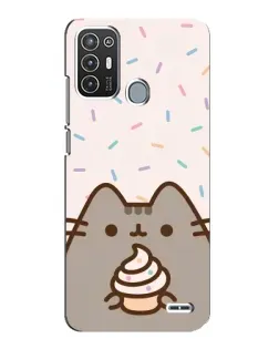 Чехол для ZTE Blade A72 с картинкой «Пушин с кексом» Чехол для ZTE Blade A72 с картинкой «Пушин с кексом»