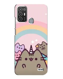 Чехол для ZTE Blade A72 с картинкой «Единорог Pusheen» Чехол для ZTE Blade A72 с картинкой «Единорог Pusheen»