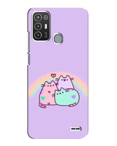 Чехол для ZTE Blade A72 с картинкой «Радужные Пушины» Чехол для ZTE Blade A72 с картинкой «Радужные Пушины»
