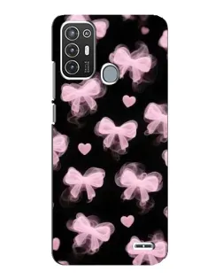 Чехол для ZTE Blade A72 с картинкой «Геометрия банта»