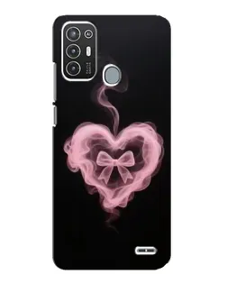 Чехол для ZTE Blade A72 с картинкой «Дымчатое сердце»