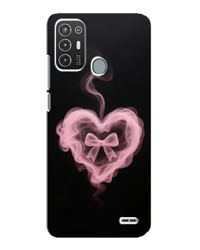 Чехол для ZTE Blade A72 с картинкой «Дымчатое сердце»