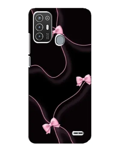 Чехол для ZTE Blade A72 с картинкой «Розовые ленты»