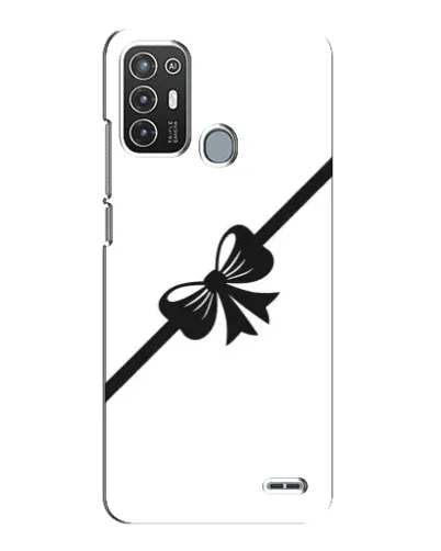 Чехол для ZTE Blade A72 с картинкой «Диагональный бант»