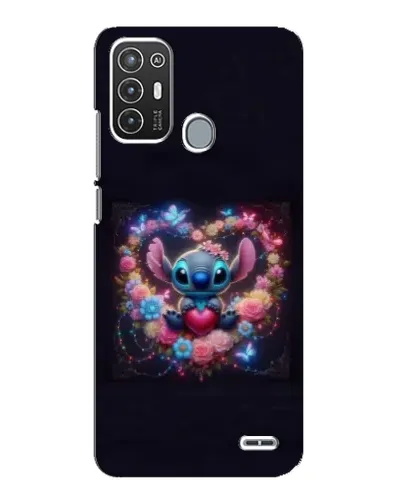 Чохол для ZTE Blade A72 з картинкою «Stitch у квітах» Чохол для ZTE Blade A72 з картинкою «Stitch у квітах»