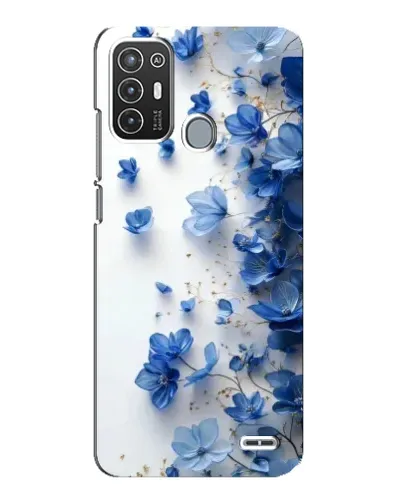 Чехол для ZTE Blade A72 с картинкой «Голубой цветочный каскад» Чехол для ZTE Blade A72 с картинкой «Голубой цветочный каскад»