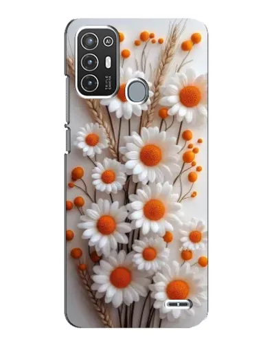 Чехол для ZTE Blade A72 с картинкой «Белые сухоцветы» Чехол для ZTE Blade A72 с картинкой «Белые сухоцветы»