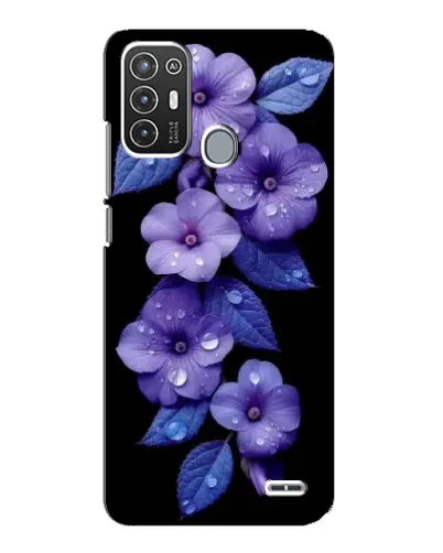 Чехол для ZTE Blade A72 с картинкой «Фиолетовые цветы с росою» Чехол для ZTE Blade A72 с картинкой «Фиолетовые цветы с росою»
