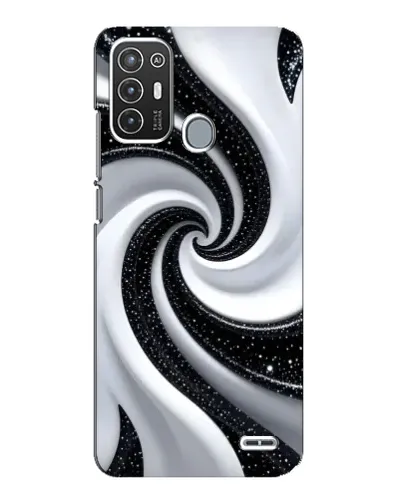 Чохол для ZTE Blade A72 з картинкою «Чорно-біла спіраль» Чохол для ZTE Blade A72 з картинкою «Чорно-біла спіраль»